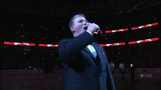 HD Chicago Blackhawks vs Vancouver Canucks Game 4 Anthems [upl. by Ahsakat]