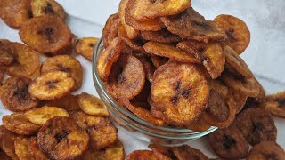 How to make plantain chips Ripe [upl. by Leiba362]