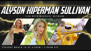 Alyson Kiperman Sullivan Online Interview Yellow Wild Force Ranger [upl. by Kyred]