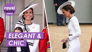 All You Need to Know About Princess Kates Trooping the Colour Outfit [upl. by Dnalram]