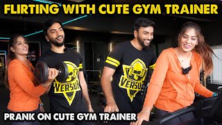 Flirting With Cute Gym Trainer Prank💪👩🔥  Kovai Kusumbu  Kovai 360 [upl. by Akimik]