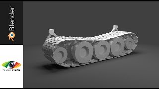 How to make a Tank Track in Blender [upl. by Adnilym]