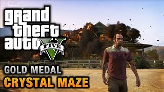 GTA 5  Mission 20  Crystal Maze 100 Gold Medal Walkthrough [upl. by Ylrehc]