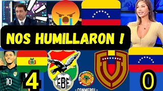 VENEZOLANOS LLORAN X PERDER VS BOLIVIA  NOS HUMILLRARON Y NO ES JUSTO SOMOS MEJORES DECIAN [upl. by Eerihs154]