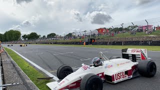 F1 CRASH at Festival Italia Brands Hatch [upl. by Vally]