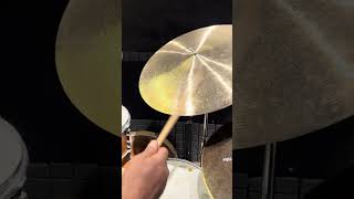 Harmonizing Drum and Cymbal  Demonstrating the Perfect Pitch handmadecymbals finetunedcymbals [upl. by Terraj]