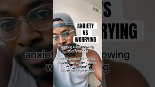 The Difference Between Anxiety amp Worrying [upl. by Lienaj]