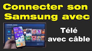 Comment connecter son telephone à sa télé avec cable USB [upl. by Darlleen]