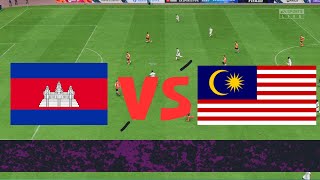 🔴 Cambodia vs Malaysia LIVE  AFF ASEAN CUP CHAMPIONSHIP 2024  Live Score Update [upl. by Grenier]