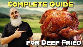 Deep Fried Turkey  Everything you need to know and then some  Thanksgiving Dinner Preparation [upl. by Paul426]