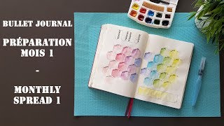 Bullet Journal Month 1  Mois n°1 [upl. by Onahpets]