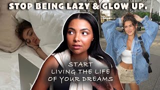 how to exit your LAZY GIRL ERA  how to be productive motivated glow up amp change your life [upl. by Calendre232]