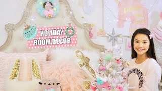 HOLIDAY ROOM DECOR ❄️ [upl. by Nnayrb]