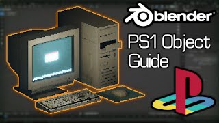 How to Make PS1 Style Objects  Blender Tutorial [upl. by Vershen332]