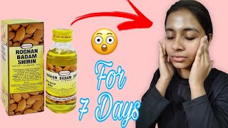 I USE ALMOND OIL ON MY FACE FOR 7 DAYS AND THIS IS WHAT HAPPENED [upl. by Sigismondo423]