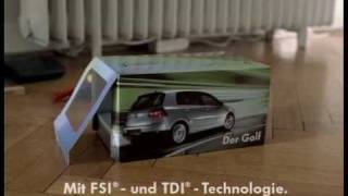 VW Werbung  VW Golf V Typ 1K  FSI und TDITechnologie [upl. by Neik]