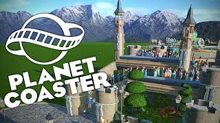 Basic Ride Decoration in Planet Coaster Challenge Mode [upl. by Loar]