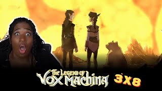 Bad to Worse  The Legend of Vox Machina 3x8 Reaction [upl. by Ilonka88]