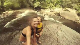 Turtleback Falls North Carolina Family Fun 2017 [upl. by Godber]