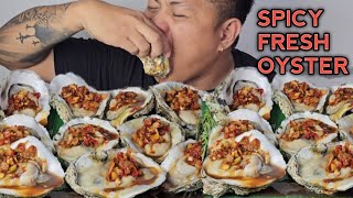 SPICY FRESH OYSTER  TOL BULOY MUKBANG  MUKBANG PHILIPPINES [upl. by Allemat4]