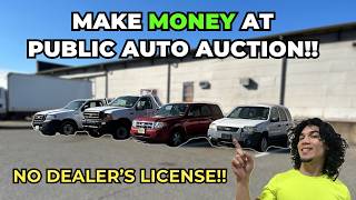 How to Score Bargain Cars at Public Auctions No License Required [upl. by Ynnub584]