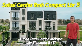 Rumah 3 Lantai Modern Klasik 5x11 Melrose at Grand Duta Garden [upl. by Evangeline]