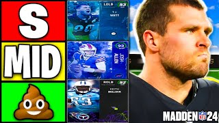 Ranking THE BEST OUTSIDE LINEBACKERS in Madden 24 [upl. by Constant474]