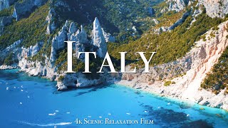 Italy 4K  Scenic Relaxation Film With Calming Music [upl. by Atinomar264]