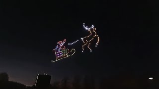 Oberhausen CentrO Weihnachtsmarkt 2022  Spektakuläre Drohnenshow zur Eröffnung des Weihnachtsmarkt [upl. by Marks]