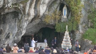 Chapelet du 13 janvier 2024 à Lourdes [upl. by Akerdnuhs]