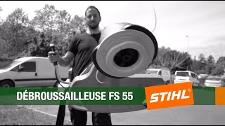 Le Saviezvous Présentation de la débroussailleuse FS 55 de Stihl par Sylvain Mécanicien du jardin [upl. by Levey]