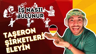 Almanyada nasıl iş bulurum  ADIM ADIM ANLATIYORUM Almanya işçi göçü [upl. by Aphrodite]