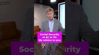 Social Security at 62 vs 70 My Advice to You socialsecurity [upl. by Thamora]