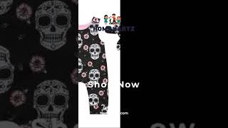 Spooktacular Style Baby Girl Skull Romper Set for Halloween Fun [upl. by Koa]