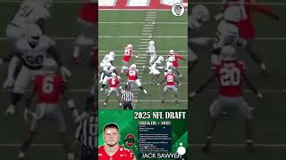 Jack Sawyer is an EXCELLENT run defender off the edge 🏈🔥 I 2025 NFL Draft Scouting Report [upl. by Bryant]