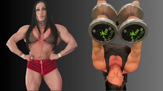 Susan Kay Chest Workout Motivation  fbb muscles [upl. by Innig853]