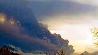 Klyuchevskoy Volcano Erupts in Kamchatka Russia  Oct 31 2023 [upl. by Illac]