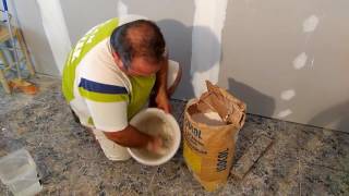 Como Colocar un rodapie en tabique de pladur tablaroca drywall knauf placo durlock como hacer [upl. by Magee]