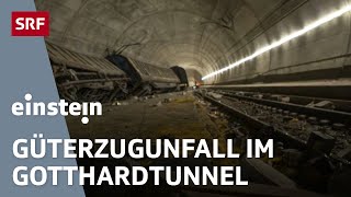 Unfall im Gotthard Basistunnel Wie wird der Güterverkehr auf der Schiene sicherer  Einstein  SRF [upl. by Trebled]