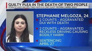 Stephanie Melgoza pleads guilty in the death of two people last April [upl. by Munsey]