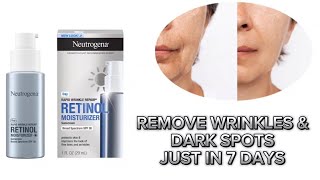 Neutrogena Rapid Wrinkle Repair Retinol Moisturizer Sunscreen SPF 30  Review BenefitsPrice [upl. by Voorhis434]