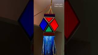 Kandil at home traditional kandil diwalidecoration youtubeshorts diycrafts with Nakul Sahu [upl. by Enyar]