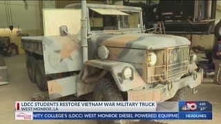 LDCC students restore Vietnam War vehicle for Chennault Aviation and Military Museum [upl. by Kered793]