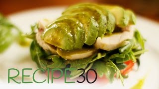 Chicken Avocado Mixed Salad  By RECIPE30com [upl. by Corel206]