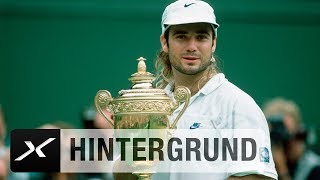 On this day Andre Agassi gewinnt in Wimbledon 1992  Agassi  Ivanisevic  Tennis [upl. by Adlesirhc]