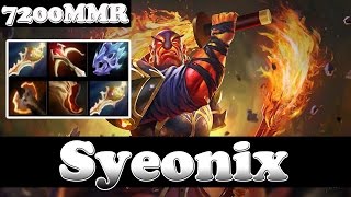 Dota 2  Syeonix 7200 MMR Plays Ember Spirit Vol 2 WITH 2 DIVINES Ranked Match Gameplay [upl. by Dloniger343]