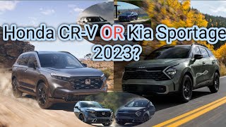 Honda CRV vs Kia Sportage 2023 [upl. by Jarvis976]