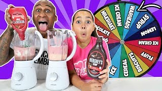 MYSTERY WHEEL OF MILKSHAKE SWITCH UP CHALLENGE [upl. by Giesser]