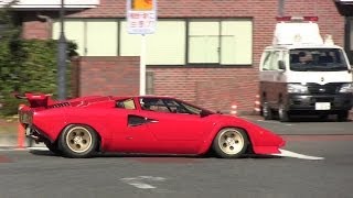 Lamborghini Countach LP5000QV Loud Exhaust Sound [upl. by Mackey]