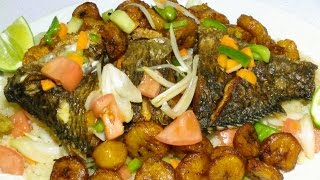 Attieke Poisson Banane Plantin [upl. by Annasoh]